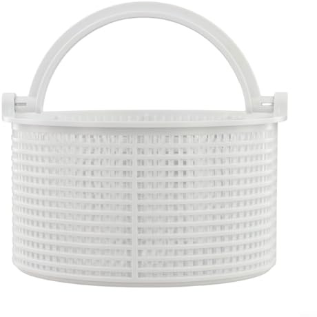 SPX1096CA Pool Skimmer Basket Compatible with for Hayward Automatic Skimmers B-168, lasting Plastic Filter Basket for Swimming Pool Debris Collection and Efficient(White)