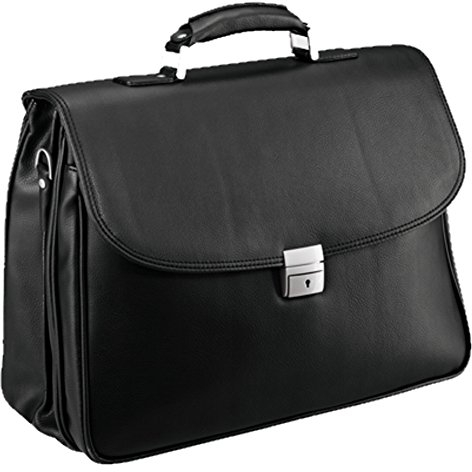 D&N - Business Line Basic - Aktentasche aus genarbten PU - 44 x 33 x 17 cm