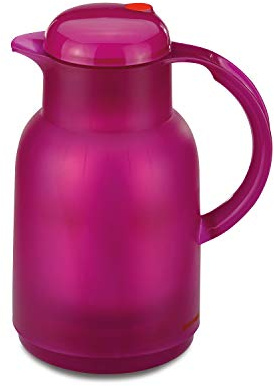 ROTPUNKT Isolierkanne 470 ASTRID 1,0 l | Zweifunktions-Drehverschluss | BPA-frei - gesundes trinken | Made in Germany | Warm + Kalthaltung | Glaseinsatz | frozen candy
