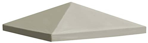 Tidyard Pavillon Ersatzdach Pavillondach 310 g/m² 3x3 m Dach PVC Wasserdicht Pavillonabdeckung für Pavillon Gartenzelt/Faltpavillon/Gartenmöbel/Gartenpavillon