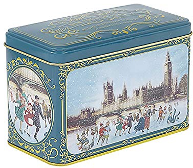 New English Teas Victorian Skaters Christmas Tea Tin Teabags, 80 g