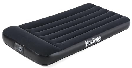 Bestway Tritech™ Luftbett, Aeroluxe, 188 x 99 x 30 cm, Single, mit integrierter Elektropumpe, Schwarz