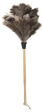 Ostrich Feather Duster Beech Handle 44Cm