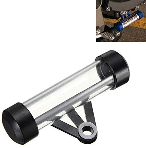 Motorrad Steuerhalter Tube, Riloer Motorrad Tube Tax Disc Inhaber Nummernschild Platzierungsrohr wasserdicht