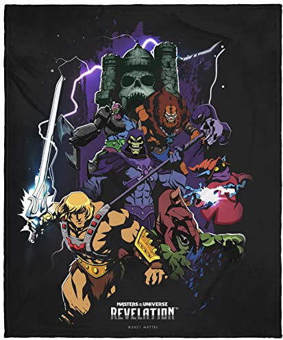 Masters of the Universe Revelation Poster Super Soft and Cuddly Plush Fleece Throw Blanket