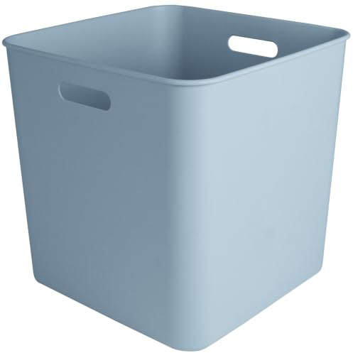 10 Stück - Sunware Basic Cube Box 25 Liter - 31,8 x 31,8 x 31,1cm - Blau