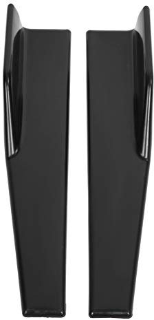 Faldones Laterales para Coche, Falda Lateral Negra Mate Universal para Coche Divisor de Balancín Winglet Wings Canard Difusor
