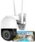 ATLANTIS Telecamera Wi-Fi Esterno senza fili 2K, 4 Mpixel Full HD e sup: 2560x1440 o 1920x1080 a 25fps, Motorizzazione, IP64, 6 IR e 6 LED Bianchi dist. 12m, Microfono, APP gratuita, A14-SC970-PT