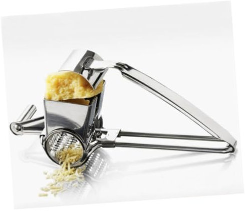 COLLBATH Grattugia Per Formaggio Acciaio Inossidabile Affettatrice Rotante Per Formaggi Verdure e Facile Da Pulire e Leggera Perfetta Per Cucine Domestiche