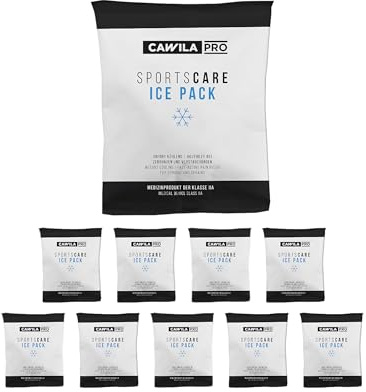 Cawila PRO SportsCARE Ice Pack | 14 x 18cm | 10er Weiss, One Size Ohne Geschlecht