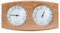 DMLENGOIN Termoigrometro in Legno 2 in 1 Termometro Igrometro Accessori per Bagno Turco per Sauna