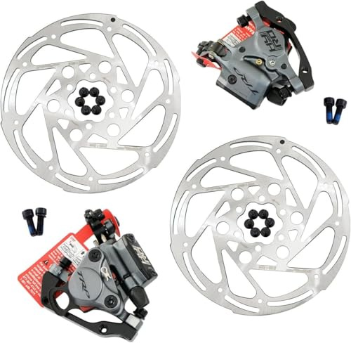 TRP HY/RD Road Hydraulic Disc Brake Set 160mm w/Rotor (Front+Rear), Gray #MH1701