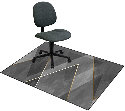 Tapis de Chaise de Jeu de Bureau Antidérapant Protecteur de Sol pour Home Office Gaming Room Tapis Multifonctionnel pour Revêtement de Sol et Sols Durs Chaise de Bureau Tapis Protecteur avec Faible