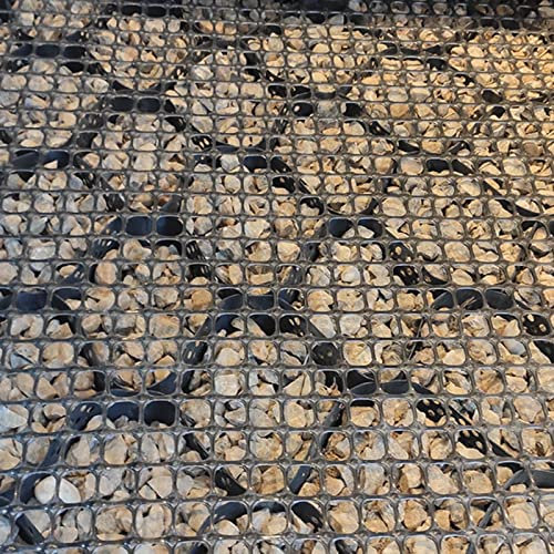 Grille stabilisatrice pour gravier de 5 cm - Grille de contrôle de la boue de gravier - Grille de voiture avec trou perméable - Pente raide