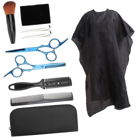 Ipetboom 10stücke Haarschneideschere Set Für Haushalt Und Salon Dünnerschere Werkzeug Zum Friseurhandwerk Für Einfachen Transport Und Vielfältige Anwendung
