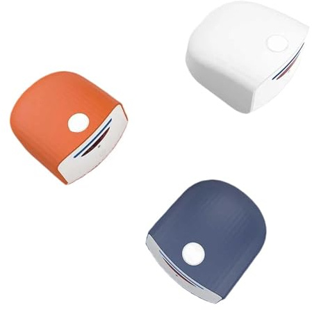 TIEOAXFT Commercial hand dryer Fully automatic induction hand dryer Toilet hand dryer Household hand dryer for Kitchen, Bathroom and Toilet(Orange)