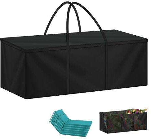 LAMUNI Sac de Rangement pour Coussin de Jardin 420D Oxford