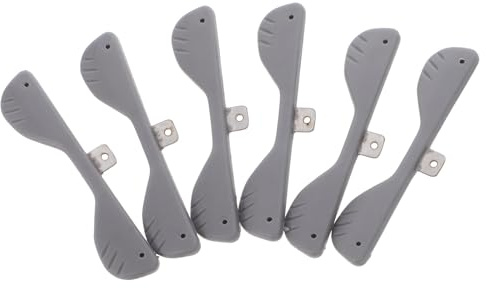 LALADEFIEE 6pièces Plaquettes Nasales pour Lunettes Coussinets de Nez à Visser Embout Nasal de Rechange Compatible avec Lunettes de Vue de Soleil Set