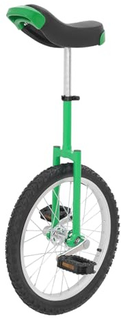 chennnls Monocycle de 18 Pouces pour Le Sport, monocycle réglable, entraînement d'équilibre pour 5 à 60 Ans, Cadre en Acier au manganèse, capacité de Charge jusqu'à 75 kg