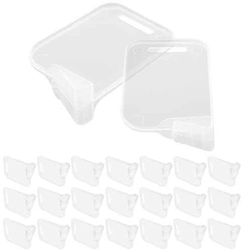 COHEALI 40pcs Side Door Fridge Separator Clip-on Drawer Dividers Plastic Premium Plastic Material Freely Moved and Adjusted Hanging Installation Convenient Fridge Separator Organization