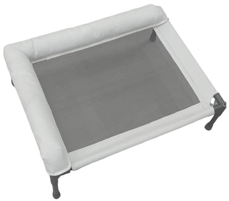 Elevated Pet Bed Cat Furniture Dog Bed Outdoor Indoor Lounger Breathable Material with Yuccas Insert Portable Craftsmanship for Home, S