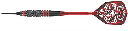 Harrows Softdart Pirate 2BA, version 16 g, färg röd
