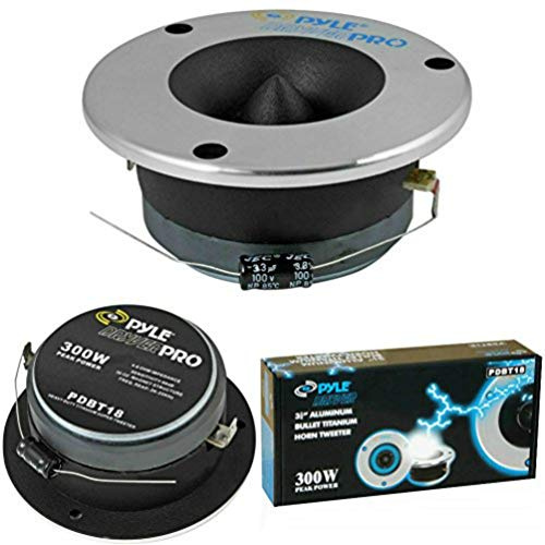 COUPLE DE SUPER TWEETER PYLE PDBT18 DE 300 WATT RMS ET 600 WATT MAX AU COUPLE DE 10,00 CM DE DIAMÈTRE 4 ET 99 DB X PORTES PORTIER EST MONTANT VOITURE AVEC REDOUTE PROFONDEUR' SEUL 3,60 CM