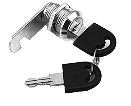 Doutop, Lås kamlås för dörr skåp skåp brevlåda 16 mm 20 mm 25 mm 30 mm lås med nyckel 25 mm Drawer lock