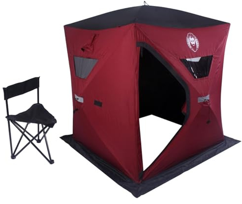 Nordic Legend Two Man Ice Shelter with Free Bonus Ice Chairs!