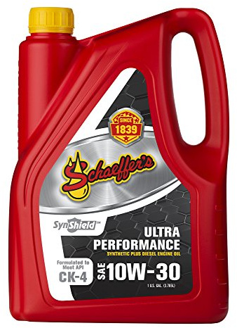 Schaeffer Manufacturing Co. 0722-006S SynShield Ultra Performance Diesel Engine Oil 10W-30, 1-Gallon Bottle