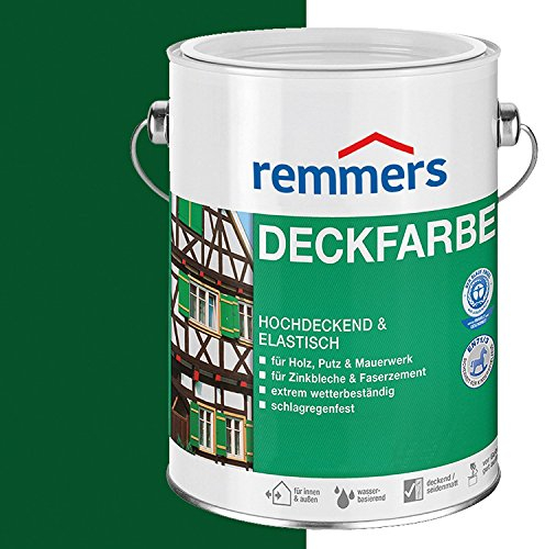 Remmers 2,5 Liter Deckfarbe Moosgrün