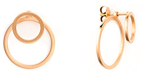 Heideman Ohrringe Damen Ewiger Kreis Edelstahl 2in1 | Wendbarer Ohrschmuck in mehreren Farbtönen, hautfreundlich, nickelfrei, schöne Geschenkidee für Freundin oder Partnerin