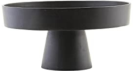House Doctor 211150800 Ständer, Bambus, Schwarz oxidiert, Dm: 36 cm, h: 18 cm