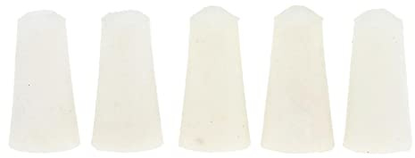 Gazechimp 5X Silikonstopfen Konische Stopfen Stöpsel Pfropf Abdeckstopfen Gummistopfen Lebensmittelecht - Weiß 9-13mm