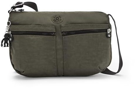 Kipling IZELLAH Mittelgroße Umhängetasche, Green Moss (Grün)