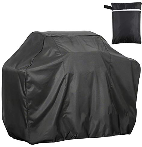 Victarvos Bache Barbecue Exterieur, Housse Barbecue Campingaz Imperméable avec Cordon et Boucle pour Barbecue à Gaz, Grande Housses pour Barbecue, pour Éviter de Neige, Pluie et Saleté 145*61*117 cm