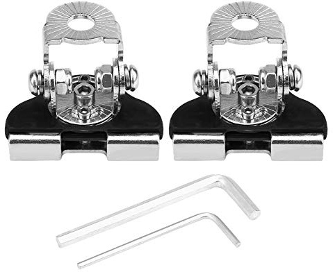 Auto Arbeitslicht Halterung , Fydun 2-Teilige Montagehalterung Universal Edelstahl Motorhaube LED Arbeitsscheinwerfer Halterung für Offroad Arbeitslampen Montage Ohne Bohren