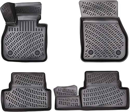 Design 3D Gummimatten Set für Peugeot 308 2013-2021 | Extra hoher 5cm Rand