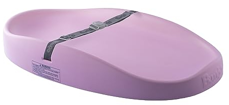 Bumbo Baby Wickelunterlage - Leicht zu reinigende Wickelunterlage mit Sicherheitsgurt - Anti-Roll-Wickelunterlage - Wiege Rosa