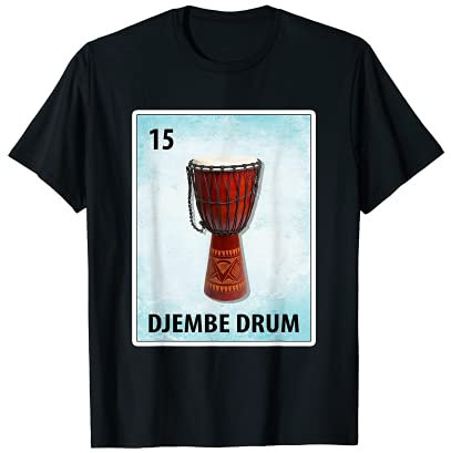 Djembe Drum Mexikanische Schlagzeug-Karten T-Shirt