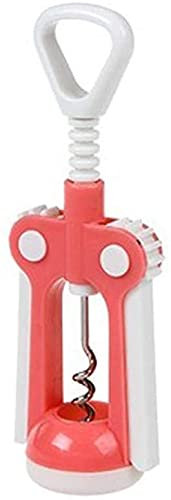 GXBCS Abrelatas de Vino Abridor de Botellas Sacacorchos Abrelatas plásticos portátiles de la manija de la Botella del Camarero del ala del Acero Inoxidable 919(Color:A)