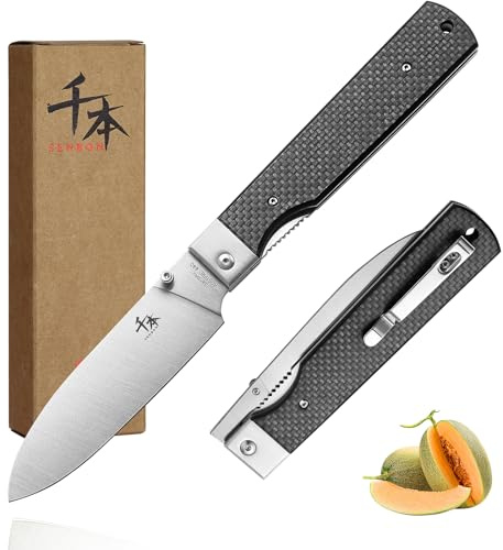 SENBO 440A Camping Chef Messer Edelstahl Sharp Japanisch Falten Tragbare Reise Obst-Messer