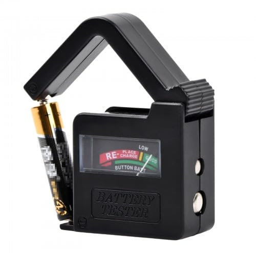 Testeur de Piles Numérique, Testeur de Piles Universel, Contrôleur de Tension de Batterie, Testeur Batterie pour AA, AAA, C, D, 9V, 1.5V, Fonctionne sans Pile, (Modèle: BT860)