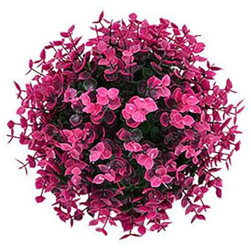 TTOUDRY Künstlicher Grasball, Künstlicher Pflanzen-Formschnittball, Kunstbuchsbaum-Dekokugeln Für Hinterhof, Balkon, Garten, Hochzeit Und Heimdekoration(B,60cm)