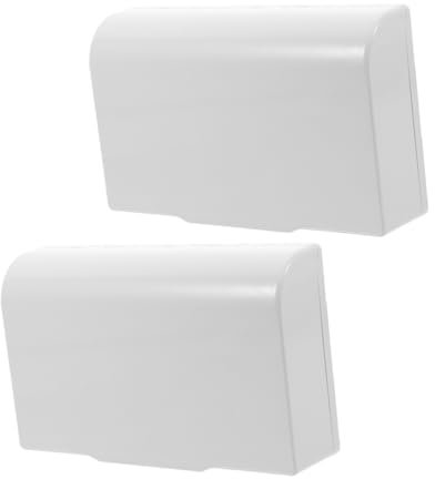 NIYANGLE Couvercle Étanche De Prise De Double 86 Blanc Protection Extérieure Résistant Aux Éclaboussures Pour Usage Intérieur Et Extérieur Facile à Installer 2 Pièces
