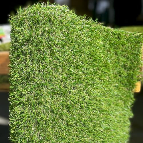 Gazon Synthétique 20mm en 2m de large (2m de large x 6m de long) Économique & Ultra Réaliste - Rouleau 2M x 6M (12m²)