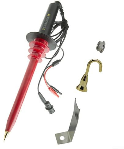 Besttoolifes High Voltage Probe HVP-40 40,000V DC 28,000V AC Max Test Meter Multimeter DMM Voltage Divider Cable 1000M Ohm Impedance for Electrical Testing Equipment