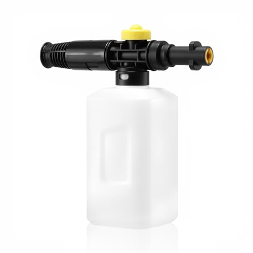 Hierbla Soap Snow Foam Cannon Lance for K2 K3 K4 K5 K6 K7 Soap,Replacement Foam Cannon Upgraded Connect Power Thick Foam Soap Dispensal Adjustable Spray Nozzle, High Pressure Car Wash Gun Accessory