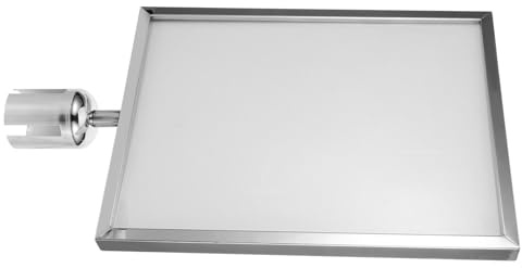 Homoyoyo Multipurpose Sign Holder for Stanchion Safety Barrier Queue Line Pole Made of Plastic Stainless Steel