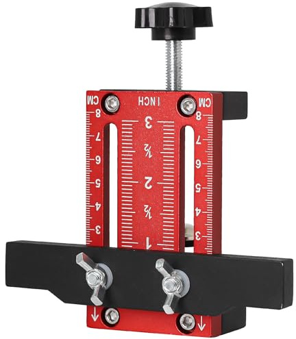 Cabinet Door Installation Positioner, Adjustable Aluminium Jig Clamp | Adjustable 10-60 mm Aluminium Alloy Cabinet Door Mounting Jig and Support Clamp for Solo Cupboard Door Alignment and Fitting